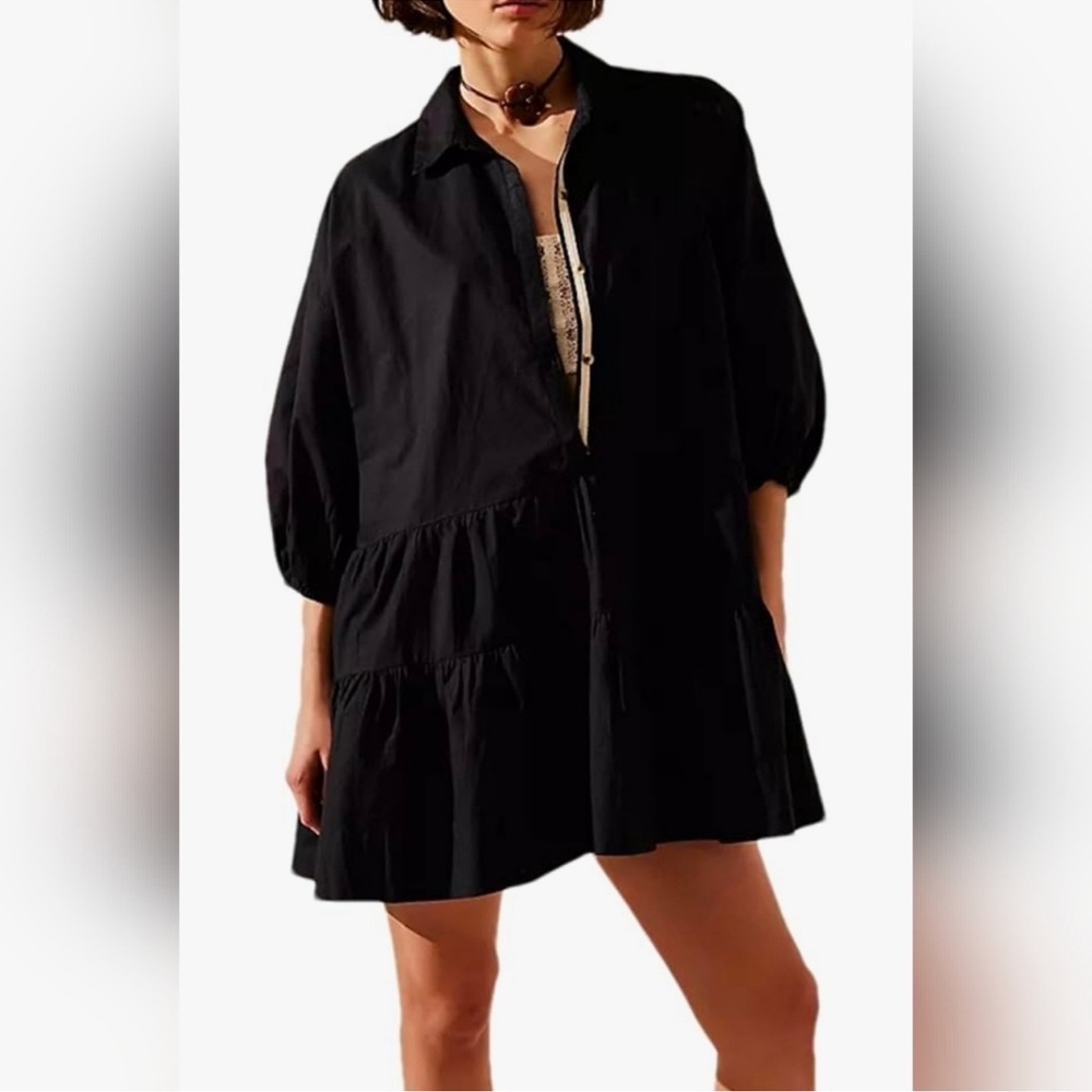 Free People Misha Mini Shirt Dress